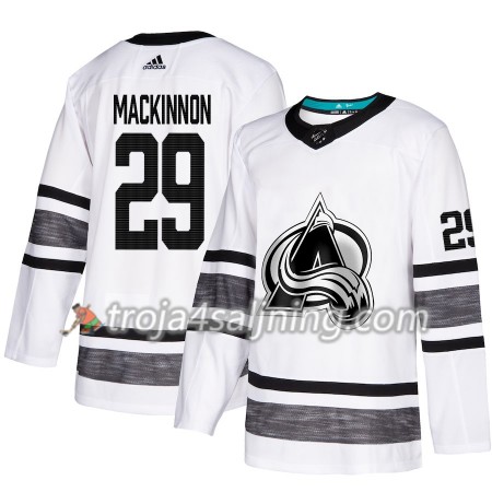 Colorado Avalanche tröja Nathan MacKinnon 29 Vit 2019 All-Star Adidas Authentic - NHL Tröjor Herr